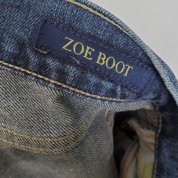 Lucky Brand Blue Jeans Legend Zoe Boot Jeans Size 4 / 27 ~ Casual Streetwear - Picture 6 of 14